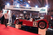Billy Albone's 750 Formula car drew a lot of attention at this years show.