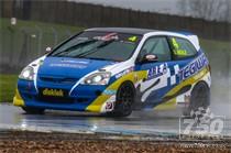 Honda Civic's at Donington Park National 2015