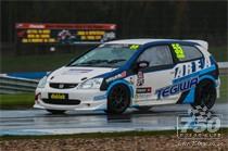 Honda Civic's at Donington Park National 2015