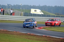 classic stock Cooper goes kerb hopping again