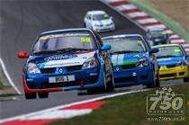 750 MOTOR CLUB – K-Tec Racing Clio 182 Championship racing at Brands Hatch 2015