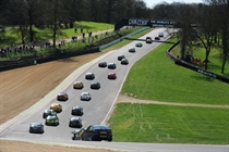 A packed BMW Compact Cup grid